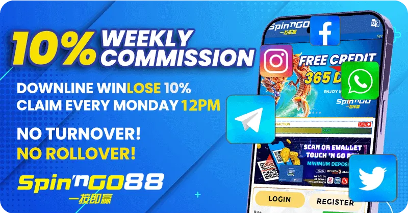 SpinN'Go Weekly Commission