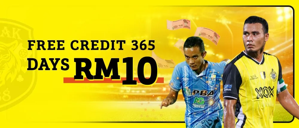 Sepak888 365 Days Free Credit RM10